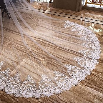 Amazon.co.jp: ウェディングベール 花嫁ベール ロング 4M